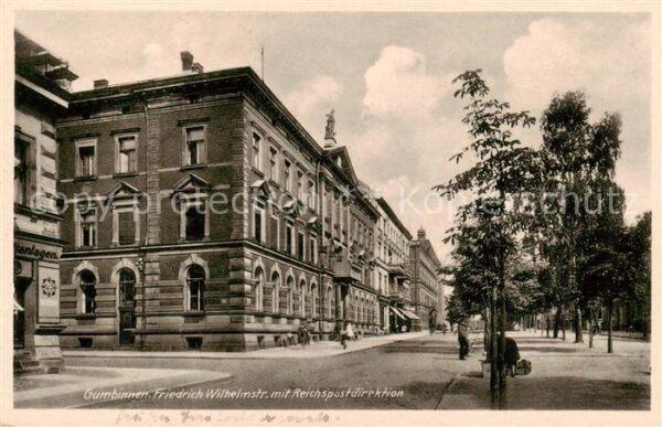 Gumbinnen Goesev Gussew Oblast Kaliningrad RU Friedrich-Wilhelm m. Reichspostdir