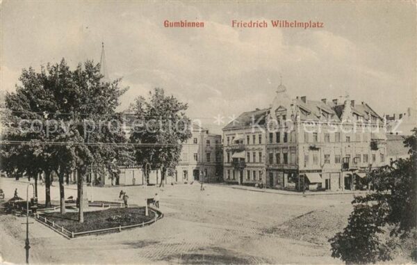 Gumbinnen Goesev Gussew Oblast Kaliningrad RU friedrich Wilhelmplatz Feldpost