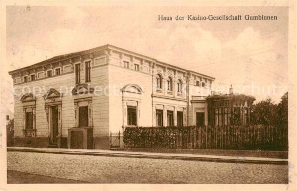 Gumbinnen Goesev Gussew Oblast Kaliningrad RU Haus d. Kasino-Gesellschaft Aussen