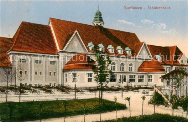 Gumbinnen Goesev Gussew Oblast Kaliningrad RU Schuetzenhaus Aussenansicht
