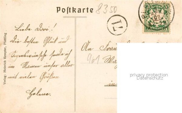Plattling Isar Bayern Preysingplatz – Bild 2