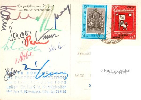Mount Everest 8848m Nepal Partie am Mount Everest – Bild 2