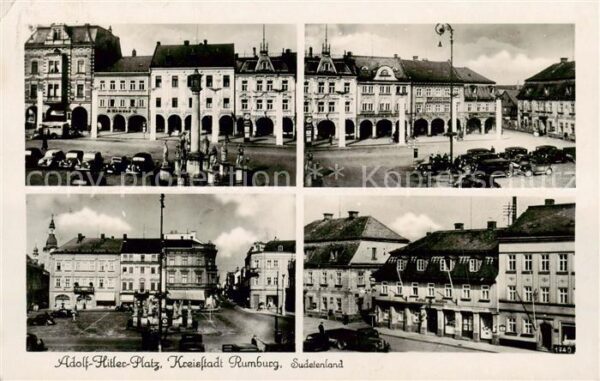 Rumburg Rumburk CZ A.-H.-Platz Teilansichten