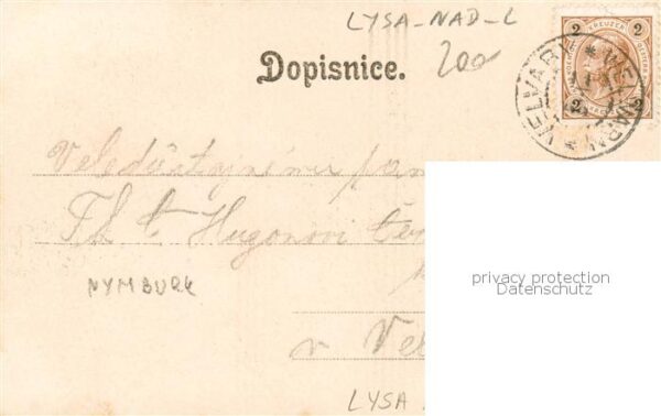 Lysa  nad Labem Lissa Elbe CZ Kirche Aussenansicht – Bild 2