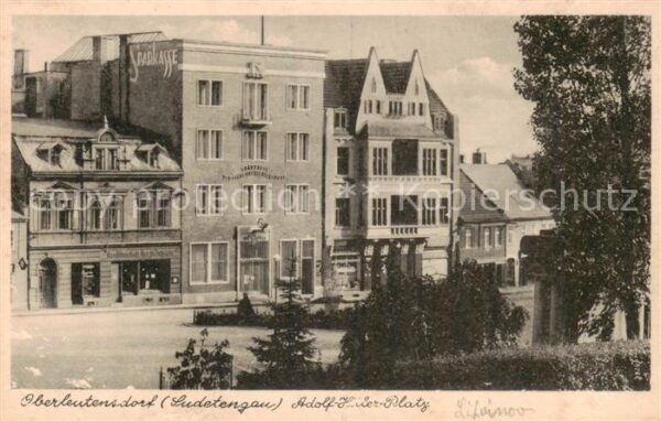 Oberleutensdorf Litvinov CZ A.-H.-Platz - Feldpost