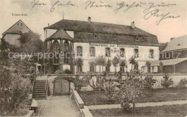 Pfalzel Trier Restauration zur Klosterschenke Aussenansicht - feldpost
