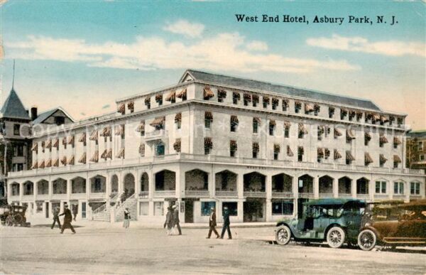 Asbury Park New Jersey USA West End Hotel Aussenansicht