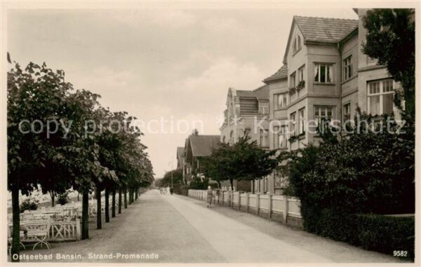 Bansin Ostseebad Strand-Promenade
