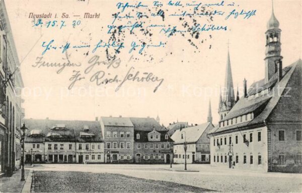 Neustadt Sachsen Marktplatz