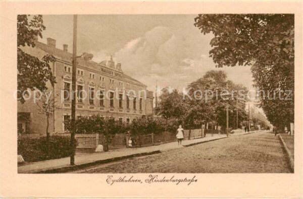 Eydtkuhnen Ostpreussen  Tschernyschewskoje Russia Hindenburgstrasse
