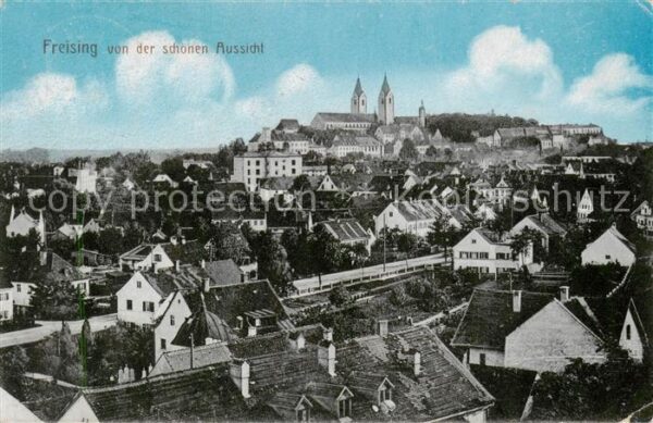 Freising Oberbayern Gesamtansicht