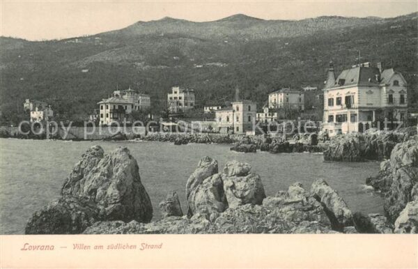 Lovrana Lovran Croatia Villen am suedl. Strand