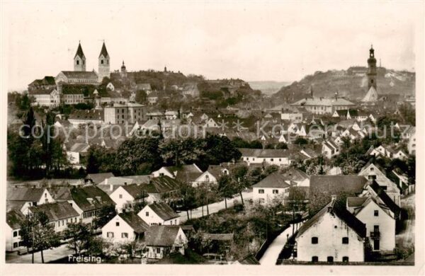Freising Oberbayern Totalansicht