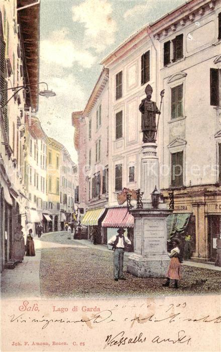 Salo Lago di Garda IT Partie in der Gasse