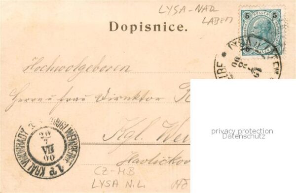 Lysa  nad Labem Lissa Elbe CZ Teilansicht – Bild 2