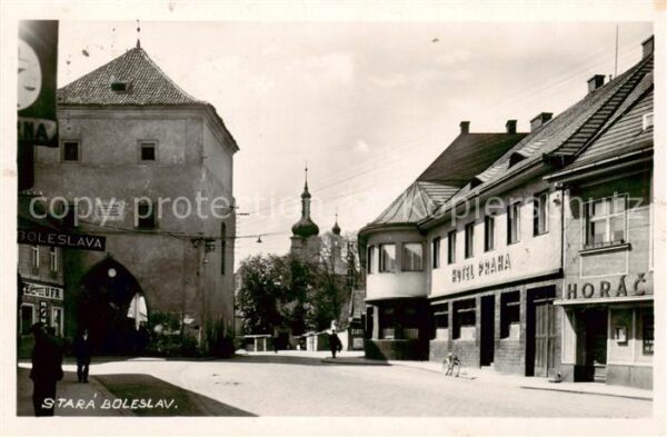 Stara Boleslav Altbunzlau CZ Strassenansicht