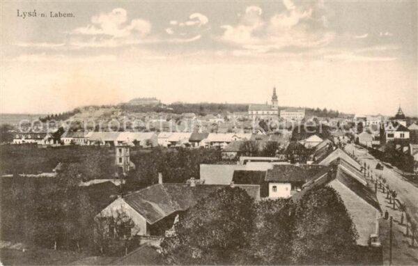 Lysa  nad Labem Lissa Elbe CZ Gesamtansicht