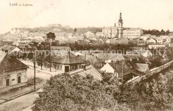 Lysa  nad Labem Lissa Elbe CZ Teilansicht