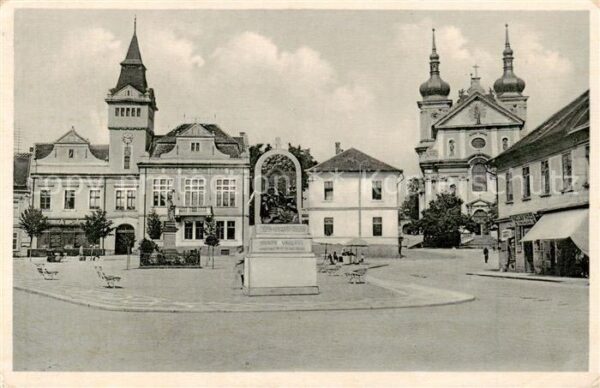 Stara Boleslav Altbunzlau CZ Namesti - Jubilejni pomnik