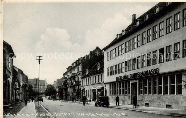 Gumbinnen Goesev Gussew Oblast Kaliningrad RU Kreis-und Sparkasse - A.H.-Strasse