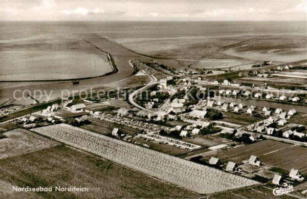 Norddeich  Norden Nordseebad Fliegeraufnahme Panorama