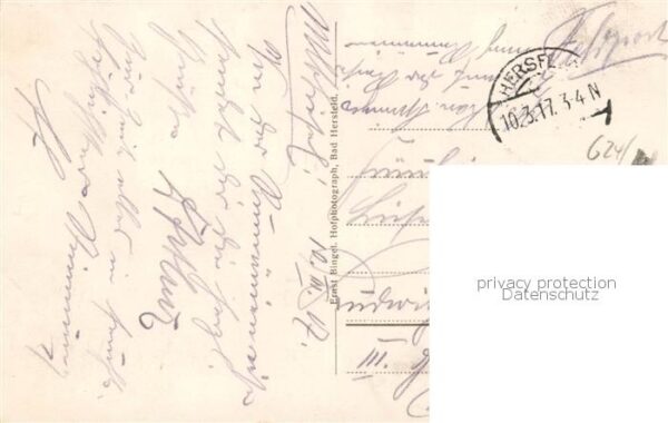 Bad Hersfeld Teilansicht - Feldpost – Bild 2