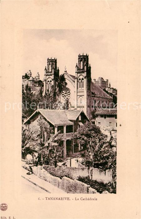 Tananarive Antananarivo Madagaskar Die Kathedrale