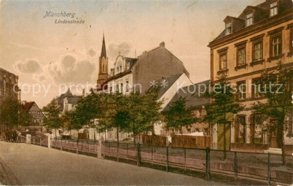 Muenchberg  Oberfranken Lindenstrasse