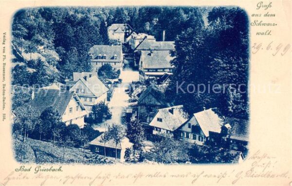 Bad Griesbach Schwarzwald  Teilansicht