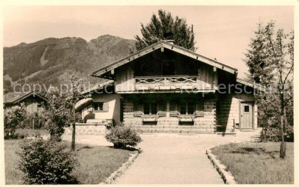Rottach-Egern Hotel-Pension Haus Schmidt Aussenansicht Holzhaus