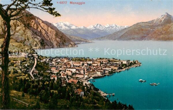 Menaggio Lago di Como IT Gesamtansicht m. See