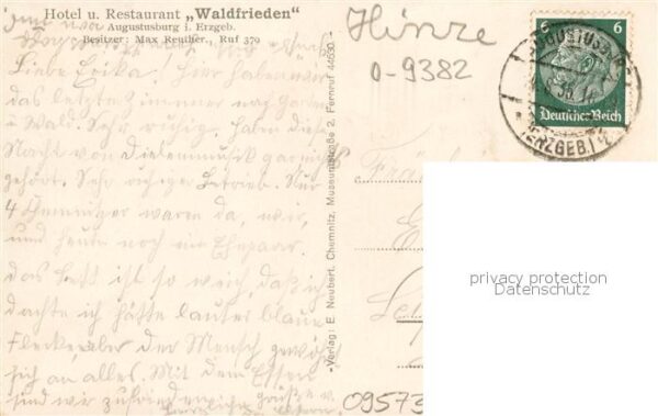 Augustusburg Hotel-Restaurant Waldfrieden Aussenansicht – Bild 2