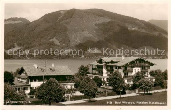 Bad Wiessee Pension Hanslbauer Aussenansicht m. See