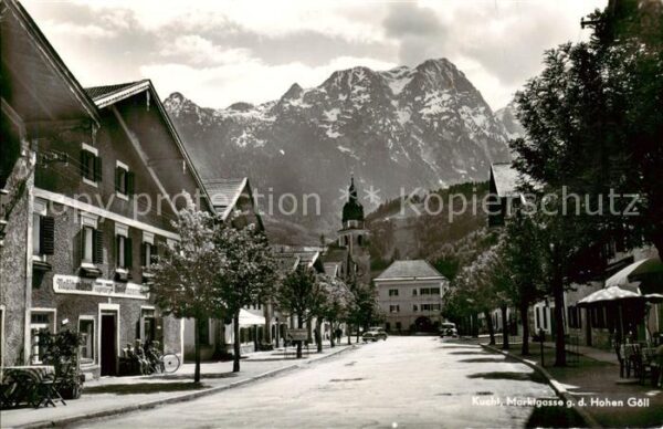 Kuchl Salzburg AT Marktgasse g. d. Hohen Goell