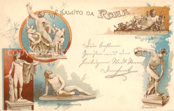 Roma  Rom IT Nilo Discobulo Apollo Gladiatore morente