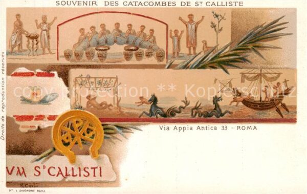 St Calliste Roma Rom Catacombes de St Calliste - Via Appia Antica 33
