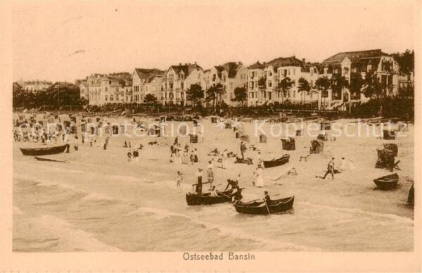 Bansin Ostseebad Am Strand