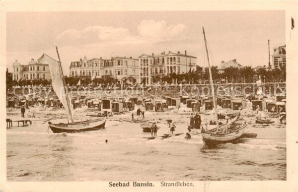 Bansin Ostseebad Strandleben