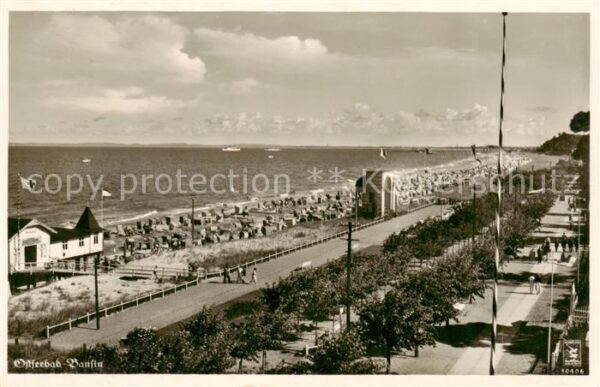 Bansin Ostseebad Strand-Ansicht