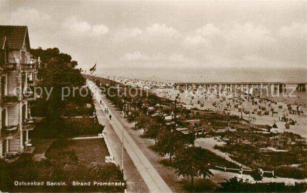 Bansin Ostseebad Strand-Promenade