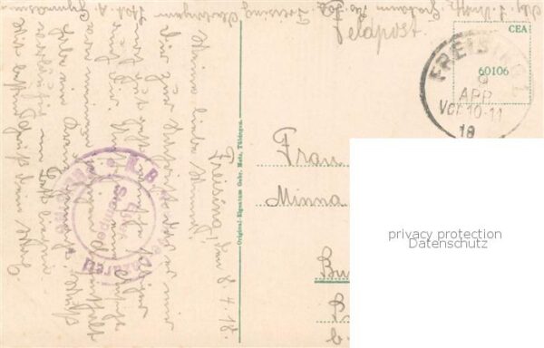 Freising Oberbayern Gesamtansichten Feldpost – Bild 2