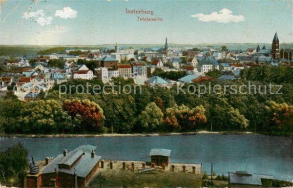 Insterburg Tschernjachowsk RU Totalansicht Feldpost