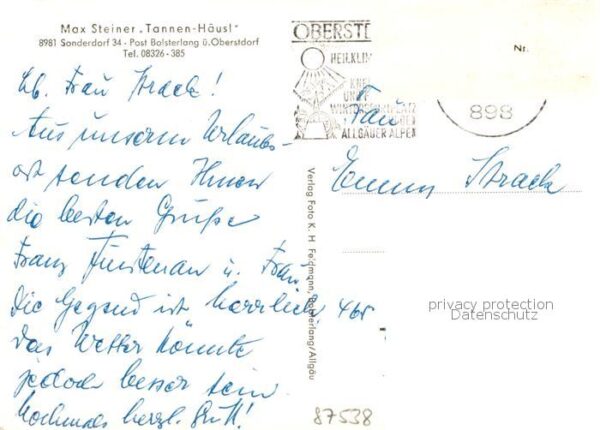 Sonderdorf Max Steiner - Tannen-Haeusl Aussenansicht – Bild 2