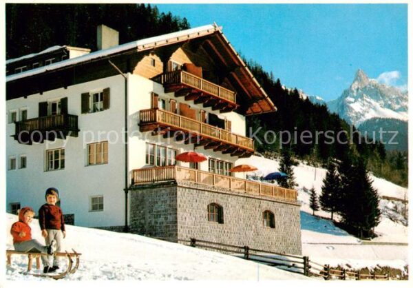 Eggen Bozen IT Pension Eggen  Aussenansicht Winter