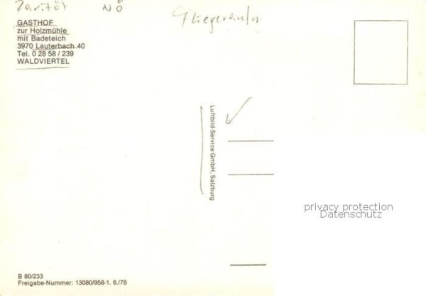 Lauterbach Brixen Fliegeraufnahme Gasthof zur Holzmuehle – Bild 2