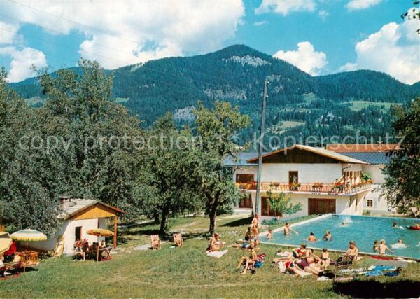 Windischgarsten AT Gasthof-Pension Sperl Freibad-Ansicht