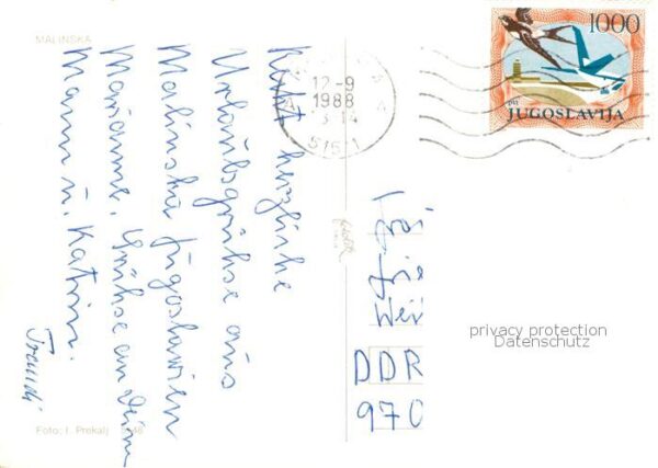 Malinska Haludovo Croatia Fliegeraufnahme Gesamtansicht – Bild 2