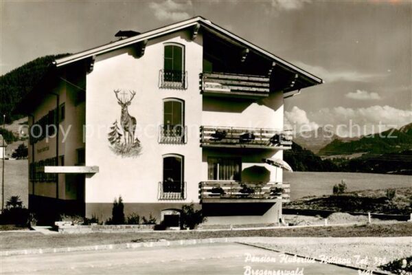 Hittisau Vorarlberg Pension Hubertus Aussenansicht