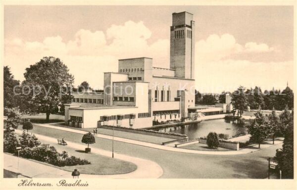 Hilversum NL Rathaus Aussenansicht