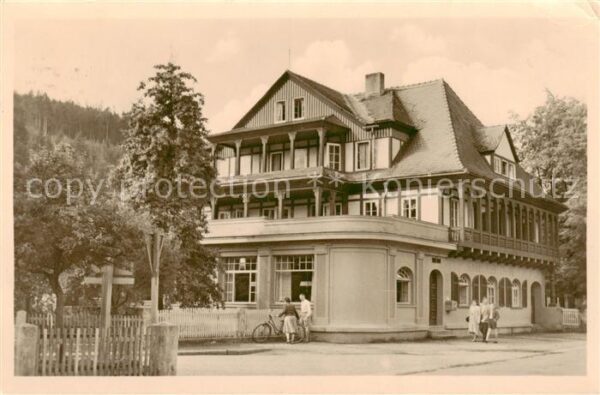 Sitzendorf Thueringen HO-Hotel Zur Linde Aussenansicht